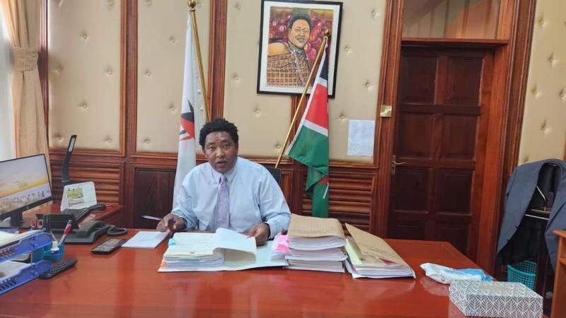 File image of Narok Senator Ledama Olekina.